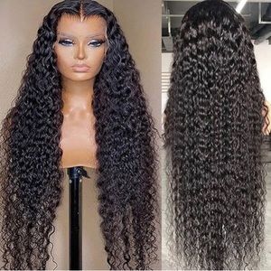 100% Human Hair Highest Quality Lace Frontal Wig Water Wave 26 inches 13X6